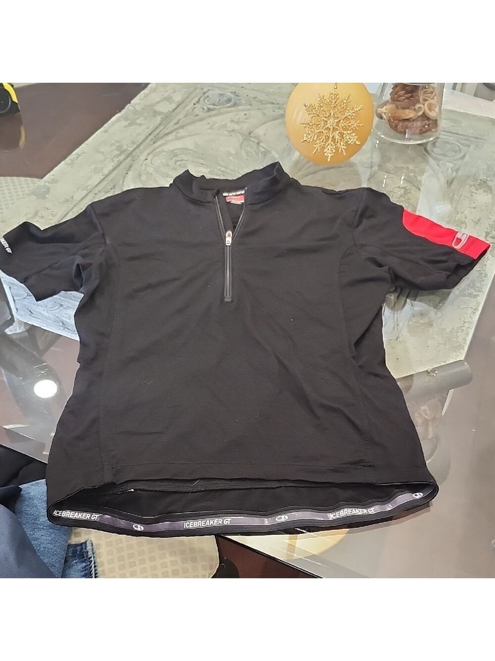 ICEBREAKER GT Merino Wool Cycling Jersey Mens Small